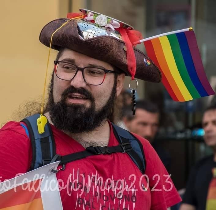 Matteo Sanelli al Pride, foto di Fallico